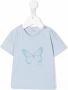Knot T-shirt met print Blauw - Thumbnail 1
