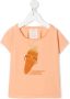 Knot T-shirt met print Oranje - Thumbnail 1