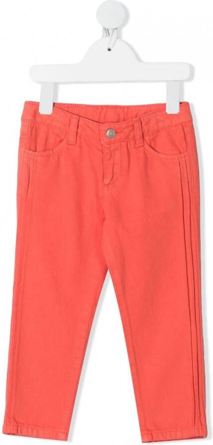 Knot Twill jeans Rood
