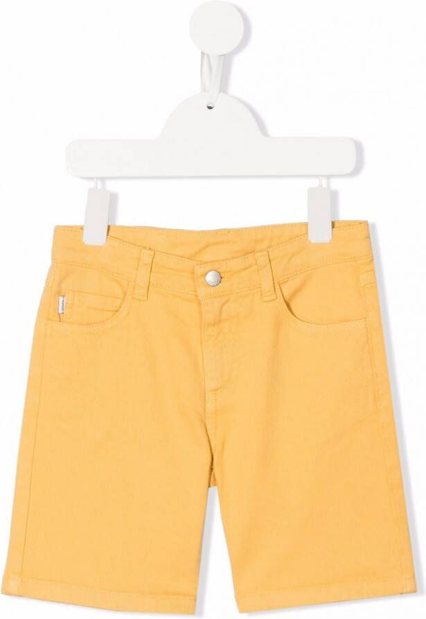 Knot Twill shorts Geel