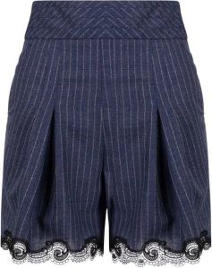 Koché High waist shorts Blauw