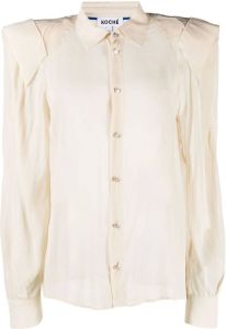 Koché Button-up blouse Beige