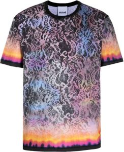 Koché Overhemd met gemixte print Roze
