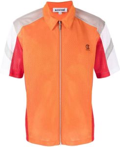 Koché Overhemd met logo Oranje