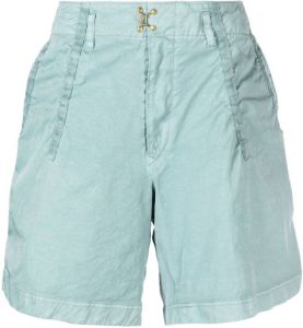 Kolor Bermuda shorts met wijde pijpen Groen