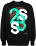 Kolor Sweater met print Zwart - Thumbnail 1
