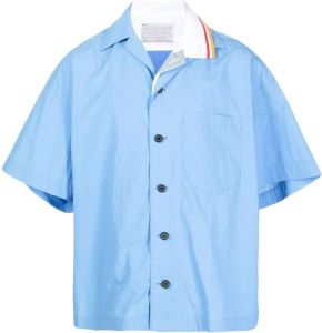 Kolor Overhemd met contrasterende print Blauw