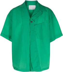 Kolor Overhemd met korte mouwen Groen