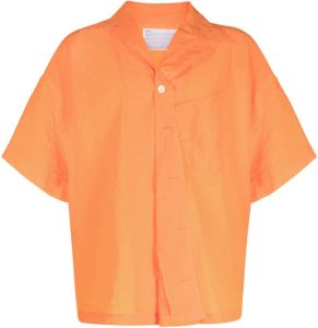 Kolor Overhemd met korte mouwen Oranje