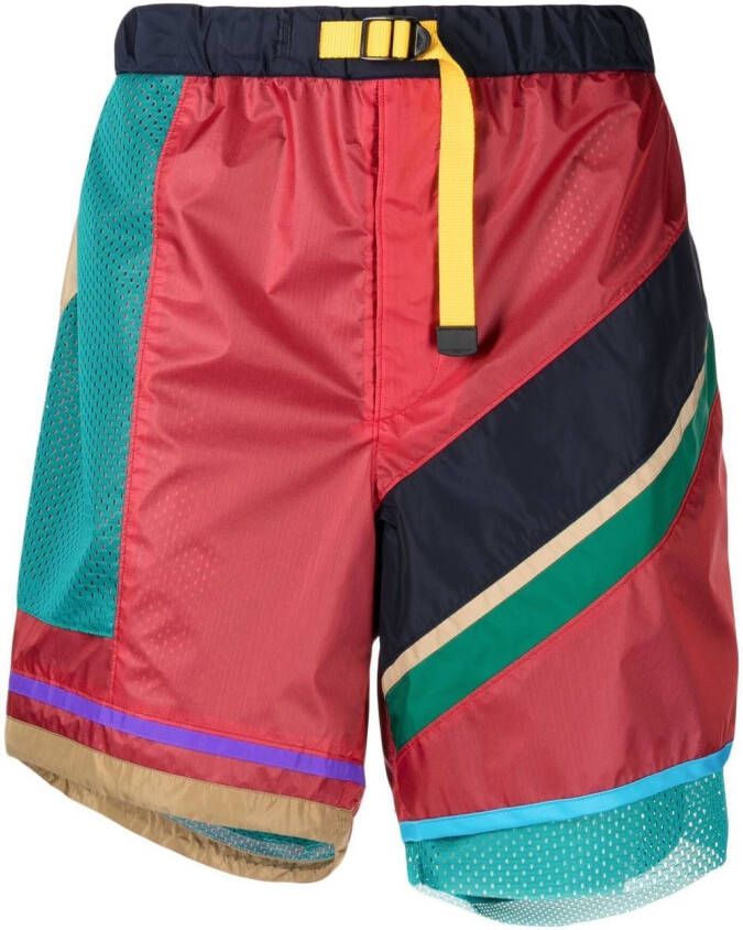 Kolor Shorts met patchwork Veelkleurig