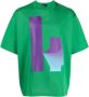 Kolor T-shirt met logoprint Groen - Thumbnail 1