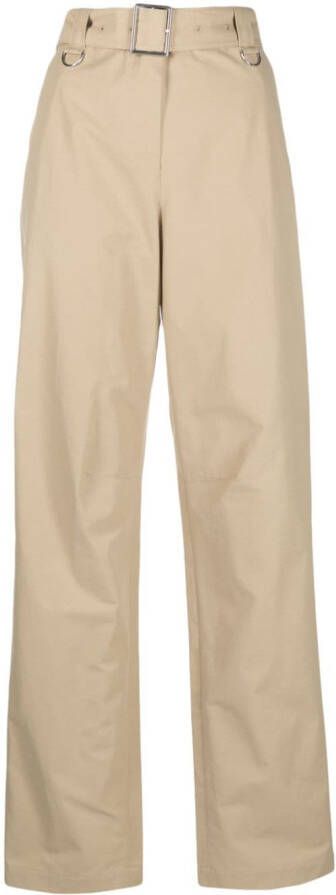 Krizia Broek met ceintuur Beige