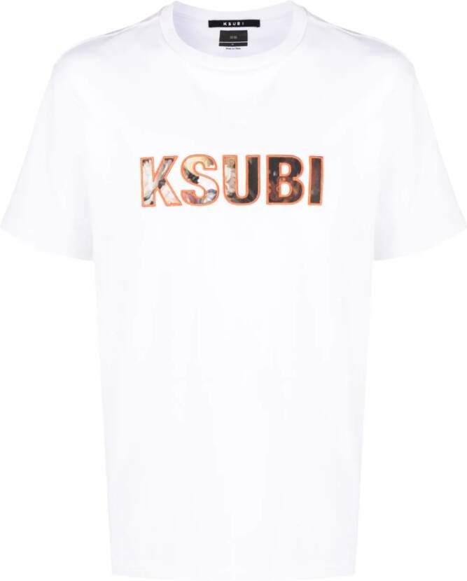 Ksubi T-shirt met print Wit