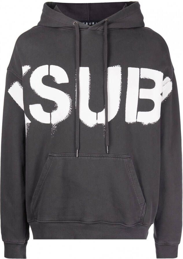 Ksubi Hoodie met logo Grijs