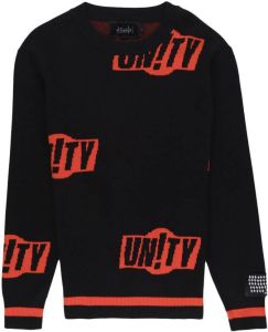 Ksubi Intarsia trui Zwart