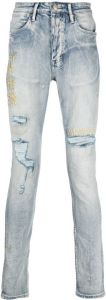 Ksubi Jeans met borduurwerk Blauw