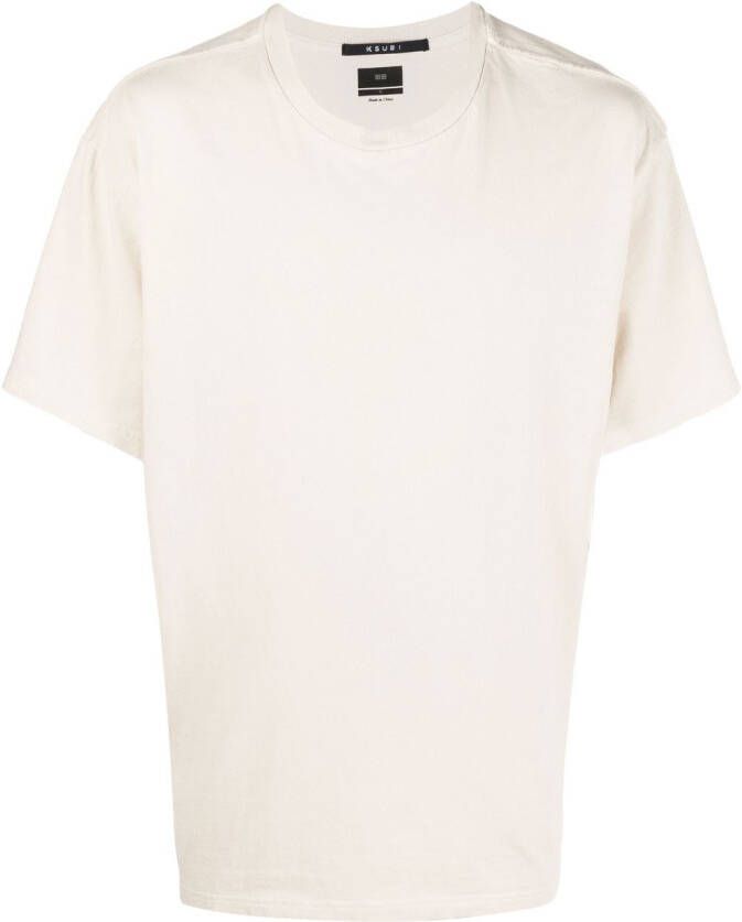 Ksubi Katoenen T-shirt Beige