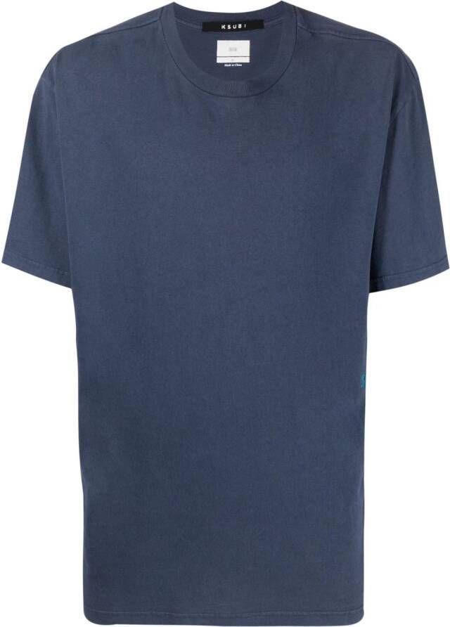 Ksubi Katoenen T-shirt Blauw