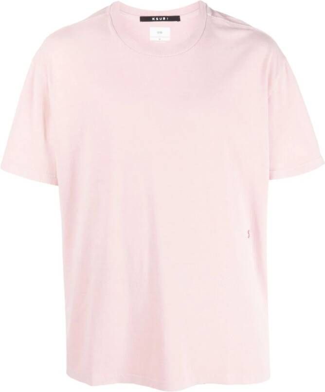 Ksubi Katoenen T-shirt Roze