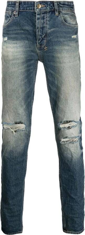 Ksubi Slim-fit jeans Blauw