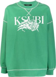 Ksubi Sweater met logoprint Groen