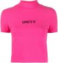 Ksubi T-shirt met hoge hals Roze - Thumbnail 1