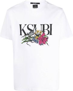 Ksubi T-shirt met logoprint Wit