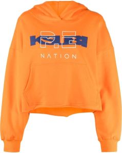 Ksubi x P.E Nation hoodie met logoprint Oranje