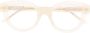 Kuboraum Bril met vierkant montuur Beige - Thumbnail 1