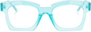 Kuboraum K5 bril met vierkant montuur Blauw