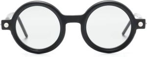 Kuboraum P1 zonnebril met rond montuur Zwart