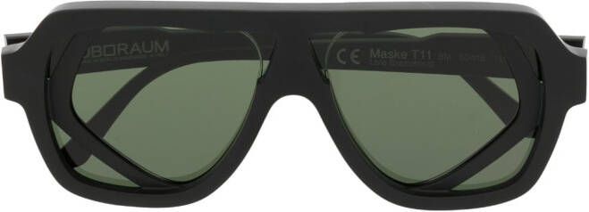 Kuboraum T11 bril met vierkant montuur Zwart