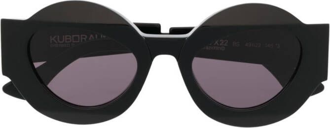 Kuboraum X22 zonnebril met getinte glazen Zwart