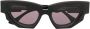 Kuboraum Zonnebril met cat-eye montuur Zwart - Thumbnail 1