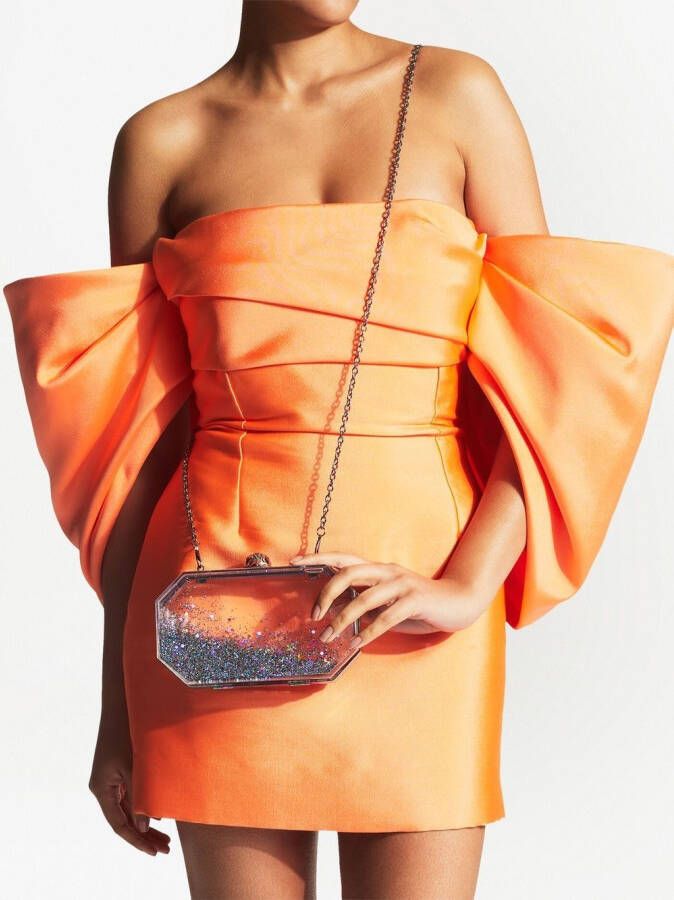Kurt Geiger London Kensington clutch met glitter Veelkleurig