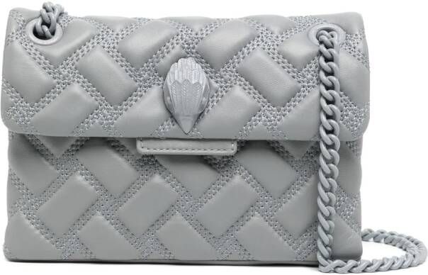 Kurt Geiger London Kensington gewatteerde bucket-tas Grijs
