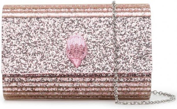 Kurt Geiger London Party Eagle clutch Roze