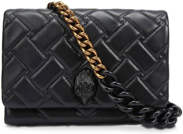 Kurt Geiger London Gevoerde clutch Zwart