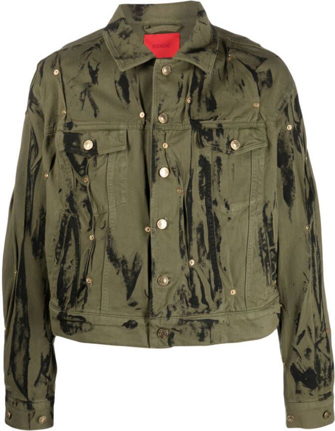 KUSIKOHC Denim jack Groen