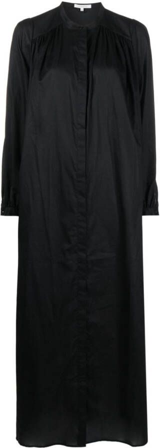 La Collection Button-up blousejurk Zwart