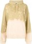 La Detresse Hoodie met abstracte print Groen - Thumbnail 1