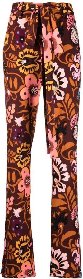 La DoubleJ Flared broek Rood
