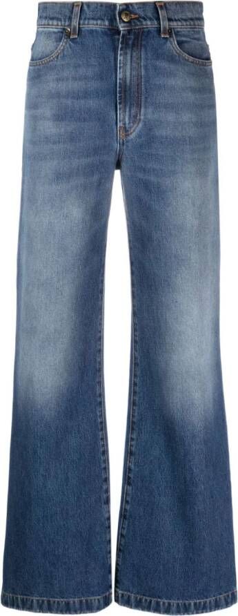 La DoubleJ Flared jeans Blauw