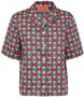 La DoubleJ Pyjama met geometrische print Rood - Thumbnail 1