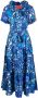 La DoubleJ Midi-jurk met ceintuur Blauw - Thumbnail 1