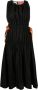 La DoubleJ Midi-jurk met ceintuur Zwart - Thumbnail 1