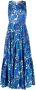 La DoubleJ Maxi-jurk met bloemenprint Blauw - Thumbnail 1