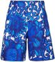 La DoubleJ Shorts met print Blauw - Thumbnail 1