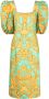La DoubleJ Midi-jurk met bloemenprint Groen - Thumbnail 1