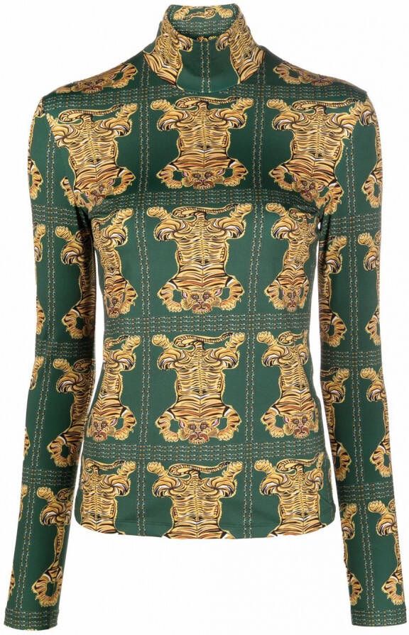 La DoubleJ Top met col Groen